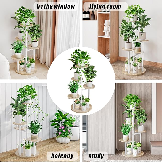 Plant Stand Indoor 5 Tier 8 Potted Multiple Flower Pot Holder - Image 6