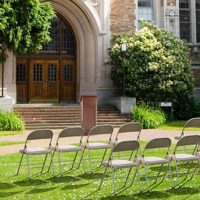 VINGLI 10 Pack Folding Chairs - Image 9
