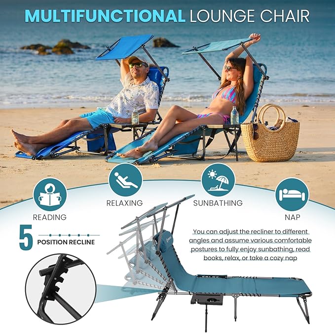 FUNDANGO 4 in 1 Tanning Chair - Image 5