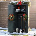 EHHLY Heavy Duty Tall Storage Cabinet Outdoor Weatherproof, 28 Cuft Garage by EHHLY