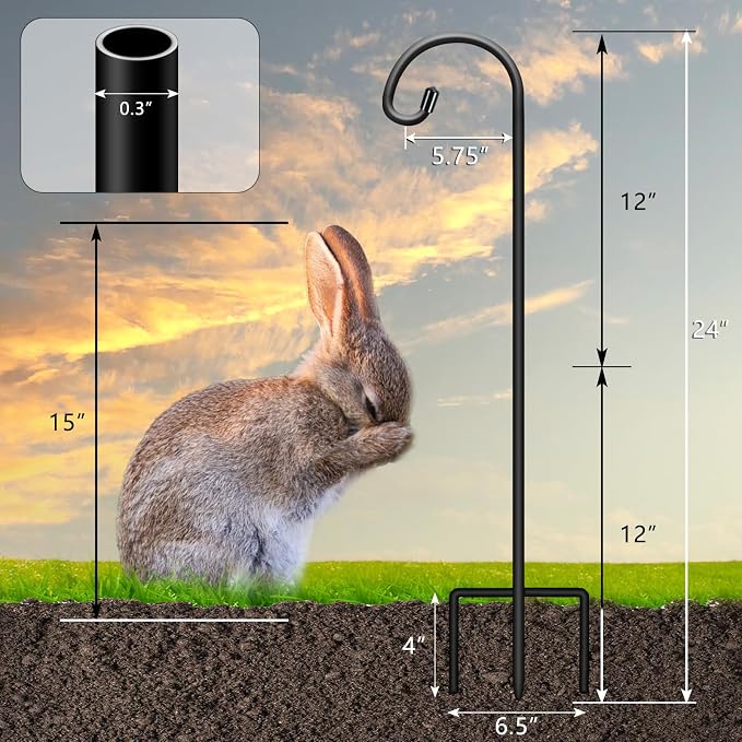 Gtongoko 24 Inch Shepherds Hooks - Image 3