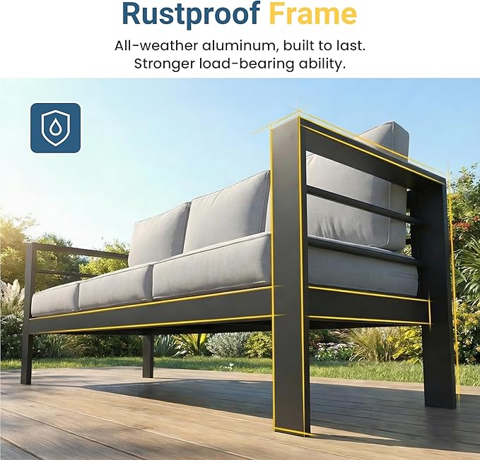 Wisteria Lane Aluminum Patio Furniture Set - Image 3