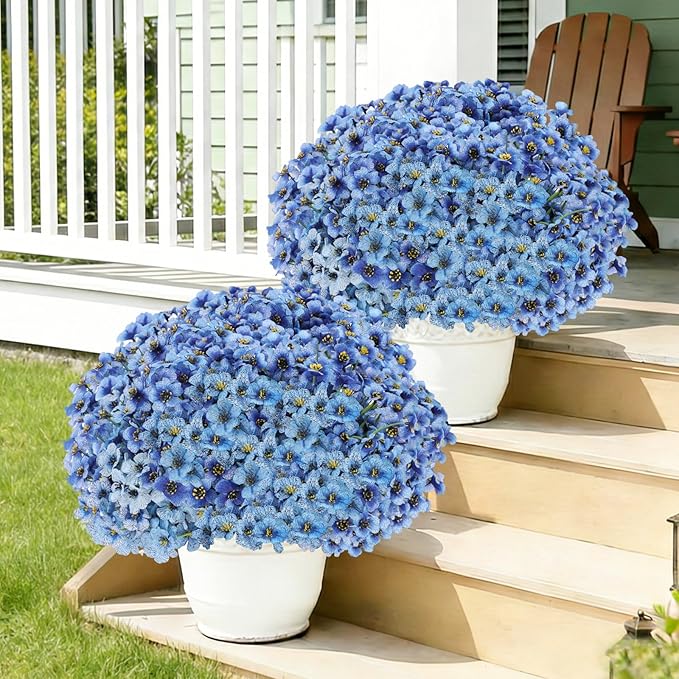 22 Pack Artificial Flowers Outdoor Fake Plants, Faux Flowers UV Resistant - Image 5