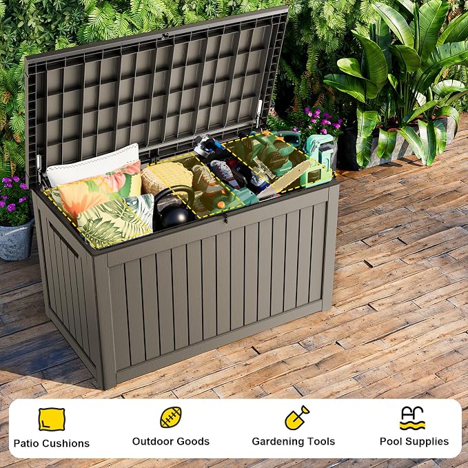 ROJIK Outdoor Storage Housing Deck Box - Image 5