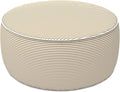 LVTXIII Outdoor Inflatable Ottoman, Portable Round Ottoman Pouf by LVTXIII