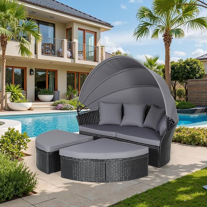 Incbruce Patio Round Daybed - Image 7