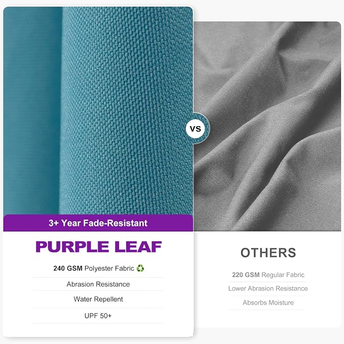 PURPLE LEAF 10 Feet Patio Umbrella - Image 4