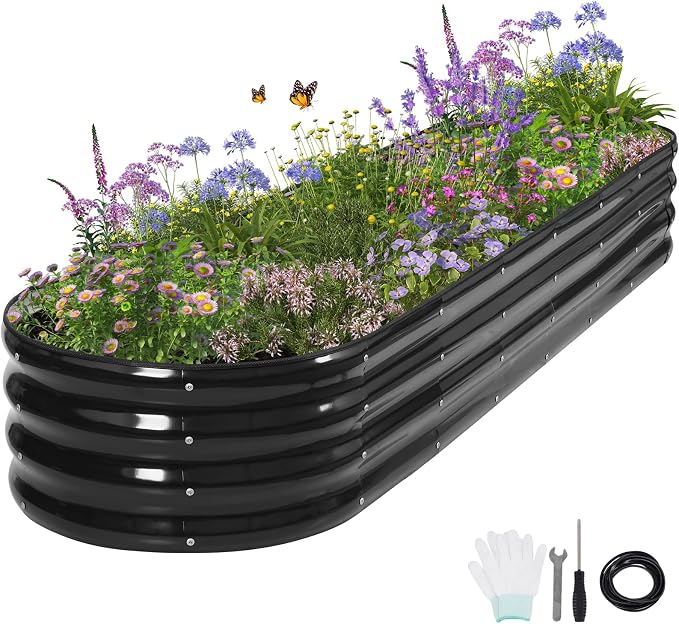 Galvanized Raised Garden Bed Outdoor- Raised Beds by Permade