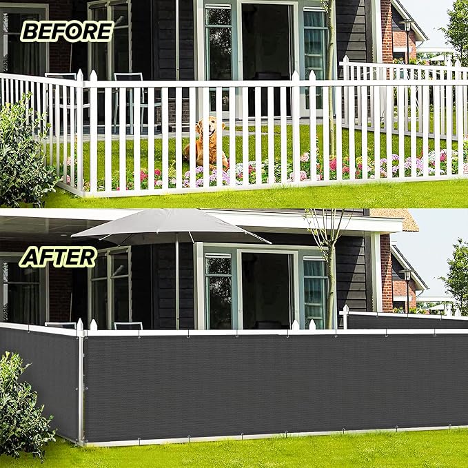 LOVE STORY Balcony Privacy Screen, UV Protection and Weather-Resistant - Image 3