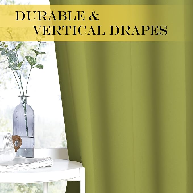 NICETOWN Blackout Patio Curtains 100 x 144 Inches Long - Image 4