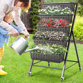 Suyncll Vertical Raised Garden Bed Planter Box, 5 Tiers Vertical Garden Planter by Suyncll