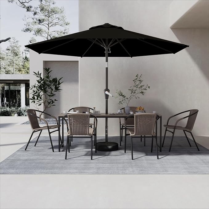 AreShark 9 FT Patio Umbrella for Outdoor, Outdoor Umbrella - Image 6