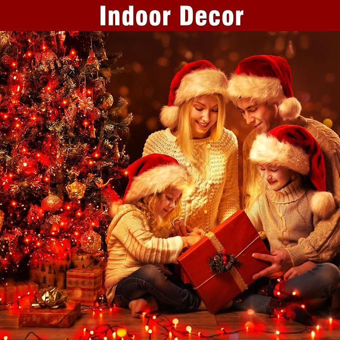 Nisocy 200 LED Red String Lights - Image 5