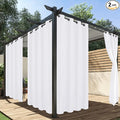 HolidayIdeas Outdoor Curtains for Patio Waterproof, 2 Panels by HolidayIdeas