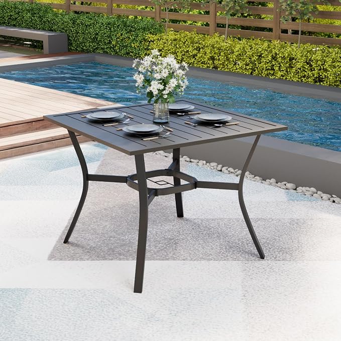 MELLCOM 37''x37'' Outdoor Dining Table by MELLCOM