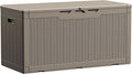 Devoko 100 Gallon Waterproof Large Resin Deck Box Indoor Outdoor Lockable by DEVOKO