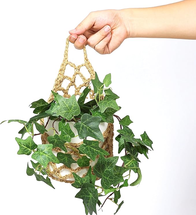 2 Packs Hanging Planters for Indoor Plants up to 6 in., Wall Plant Holder | - Image 2
