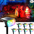 HIBOITEC Solar Spot Lights Outdoor Color Changing 59LED Landscape Lighting by HIBOITEC