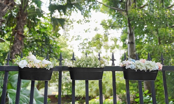 Dahey 3 Pcs Metal Hanging Flower Pots - Image 4