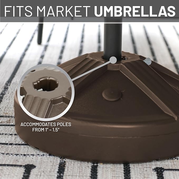 US Weight Durable Fillable Umbrella Base - Image 7
