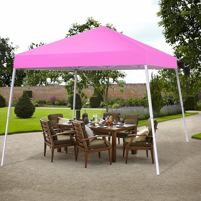 Canopy Tent, 10X10 FT Pop Up Canopy Outdoor Instant Tent Slant Legs - Image 7
