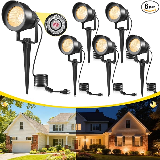 T-SUN Dusk to Dawn Outdoor Lighting, Flag Spot Lights by T-SUN