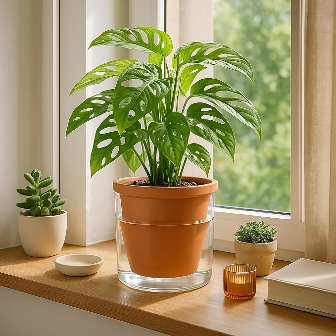 D'vine Dev 6 Inch Design Self Watering Pot - Image 7