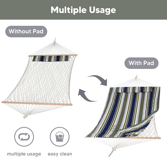 SUNCREAT Hammocks Outdoor Double Hammock - Image 3