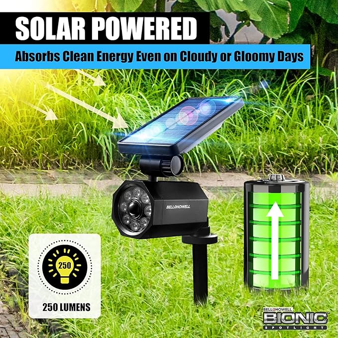 Bell+Howell Bionic Spotlight Original LED Solar Outdoor Lights - Image 2