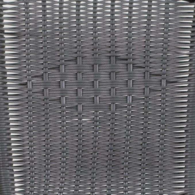 Flash Furniture Lila 2 Pack Gray Rattan Indoor-Outdoor Restaurant Stack Chair - Image 14
