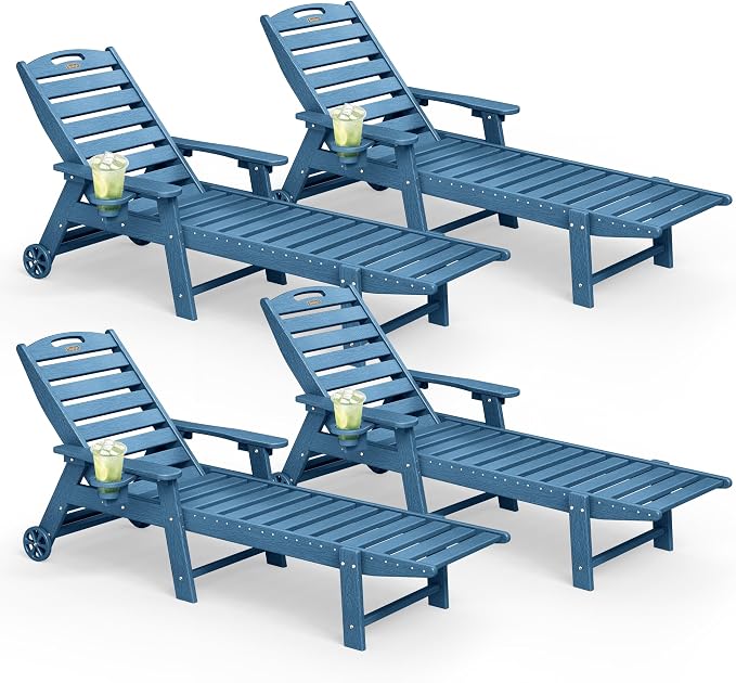 Lounge Chair Outdoor Set of 4 by Suunyn