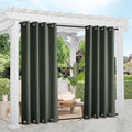 NICETOWN Outdoor Curtains 2 Panels Bottom Weighted by NICETOWN
