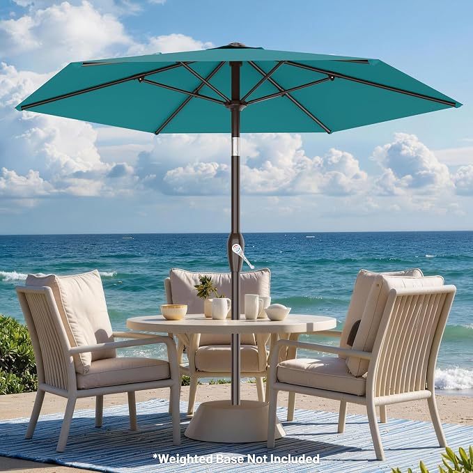 AreShark 7.5FT Patio Umbrella Table Market Umbrella - Image 6