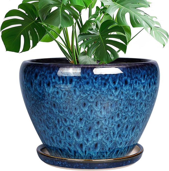 10 Inch Ceramic Planter Pot, Ceramic Plant Pot by Ceramicfor