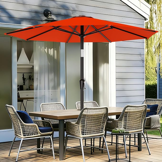 AreShark 9 FT Patio Umbrella for Outdoor, Outdoor Umbrella - Image 2