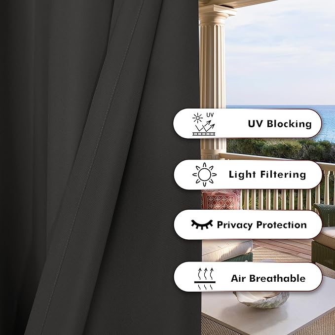 BONZER Outdoor Waterproof Curtains - Image 4