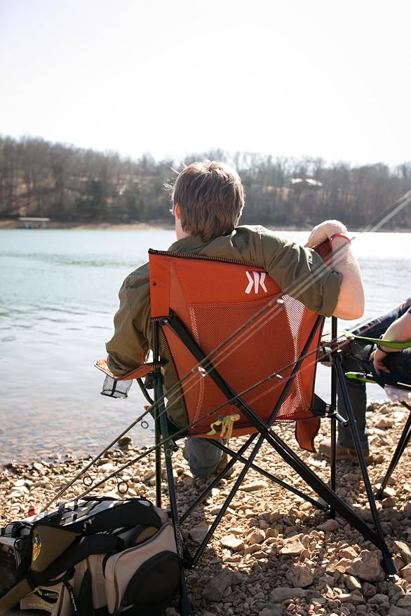 Kijaro Dual Lock Chair Color: Victoria Desert Orange - Image 2