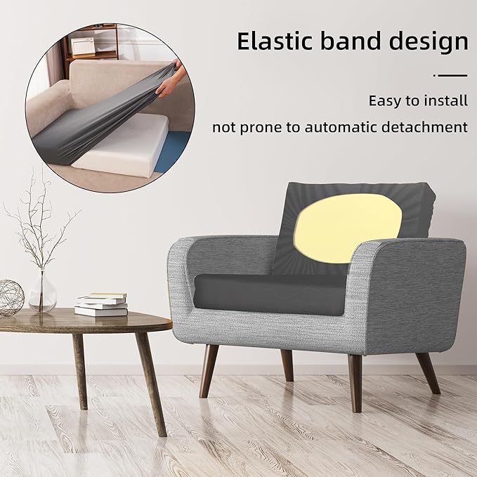 8Pcs Stretch Patio Cushion Covers, Outdoor Couch Covers Replacement, Outdoor - Image 5