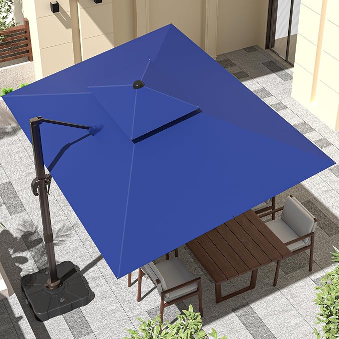 9' X 12' Cantilever Outdoor Patio Umbrellas by ORYNTREX