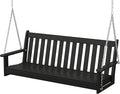 POLYWOOD GNS60BL Vineyard 60" Outdoor Swing by POLYWOOD