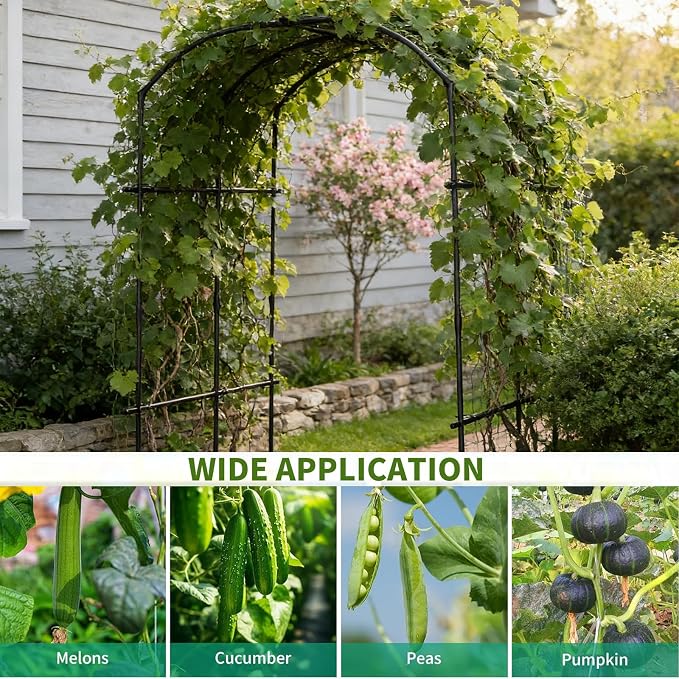 DoCred Tall Garden Arch Trellis - Image 6