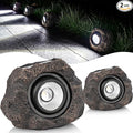 Solar Rock Lights Outdoor Garden Waterproof by Candieslife
