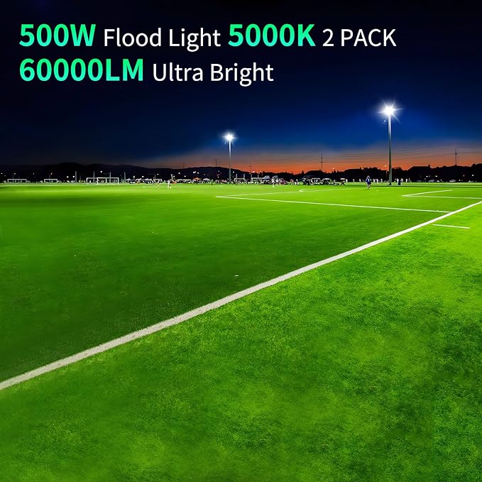 500W LED Flood Light Outdoor - Image 3