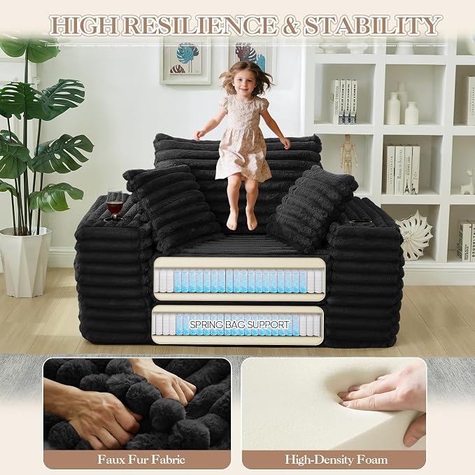 5-In-1 Oversized Chaise Lounge Chair Indoor - Image 3