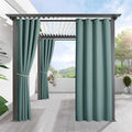 RYB HOME Outdoor Curtains for Patio, Waterproof Blackout UV Protection Outside by RYBHOME
