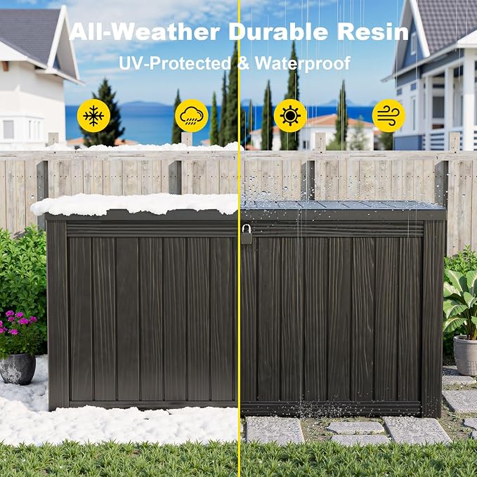 ROJIK Outdoor Storage Housing Deck Box - Image 6