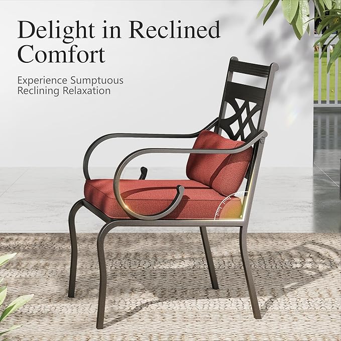Sophia and William Outdoor Patio Dining Set - Image 3
