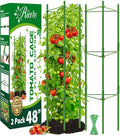 Riare 2 Pack 4 FT Tomato Cages for Garden- 48inches Heavy Duty Garden Stakes by Riare