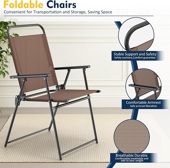 Shintenchi 6 Piece Patio Dining Set - Image 4