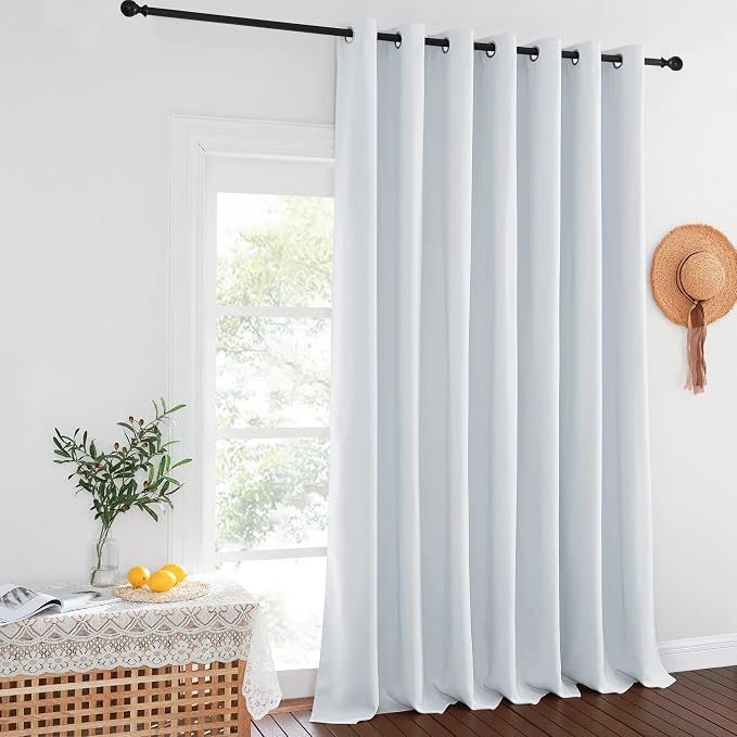 NICETOWN Patio Door Curtain for Living Room, Grommet Sound Reducing Room - Image 2